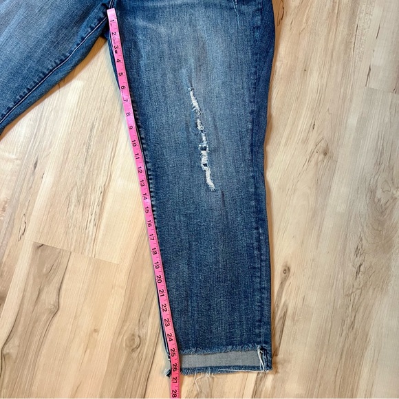 KUT FROM THE KLOTH Reese Ankle Straight Leg Distressed Jeans Women’s Size 18w - Picture 11 of 13